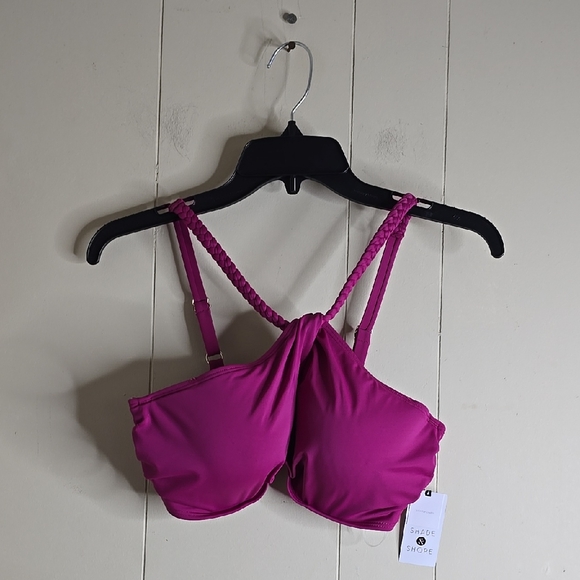 Women's Balconette Underwire Bikini Top Shade & Shore 36C - Picture 2 of 7